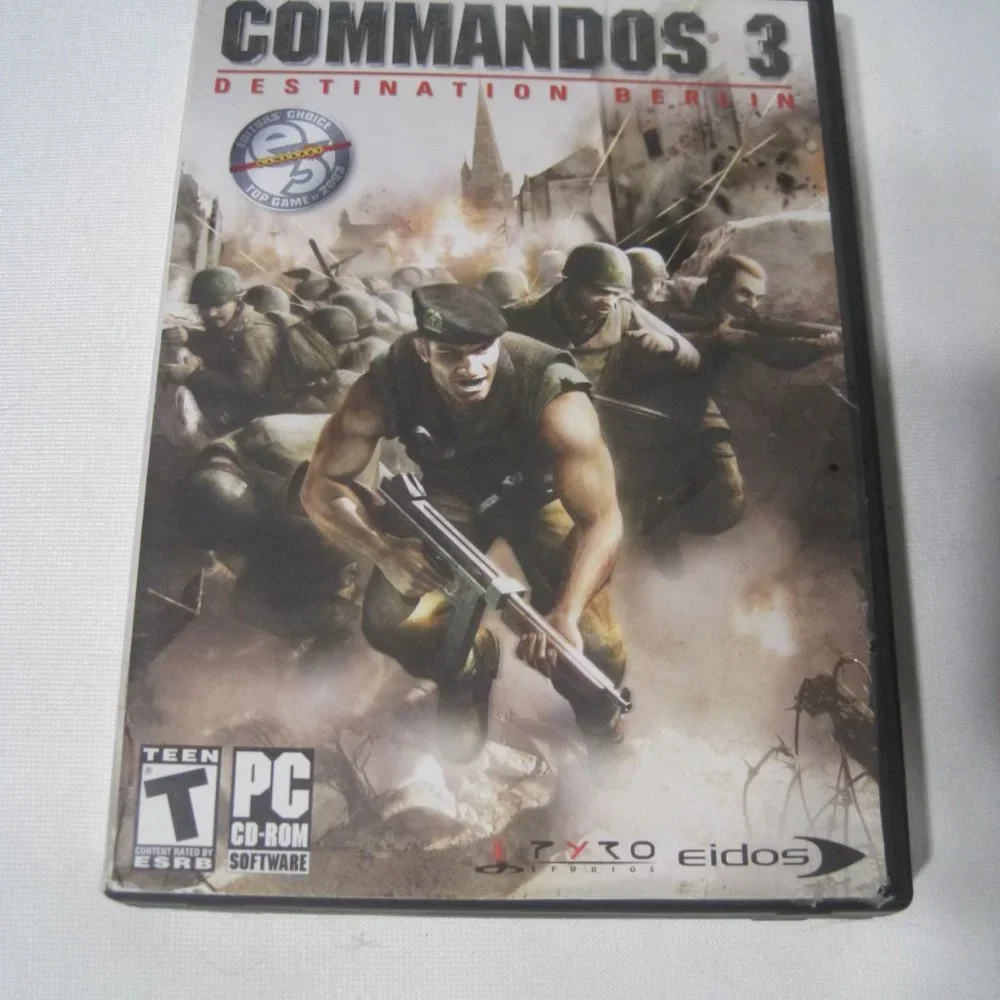 Commandos 3: Destination Berlin (PC, 2003) (Game, Manual & Case) CD-ROM EIDOS